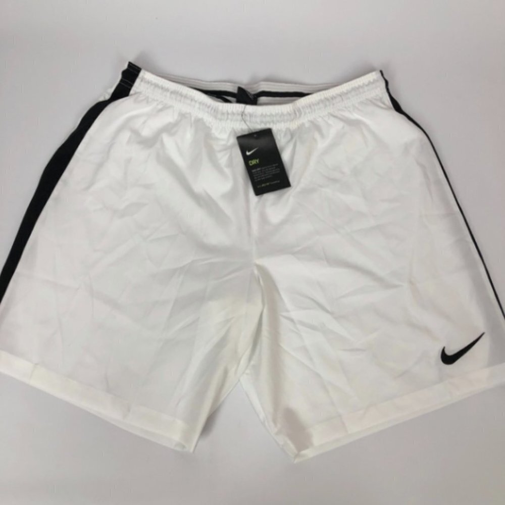 Nike Mens Dry Squad Soccer Shorts White